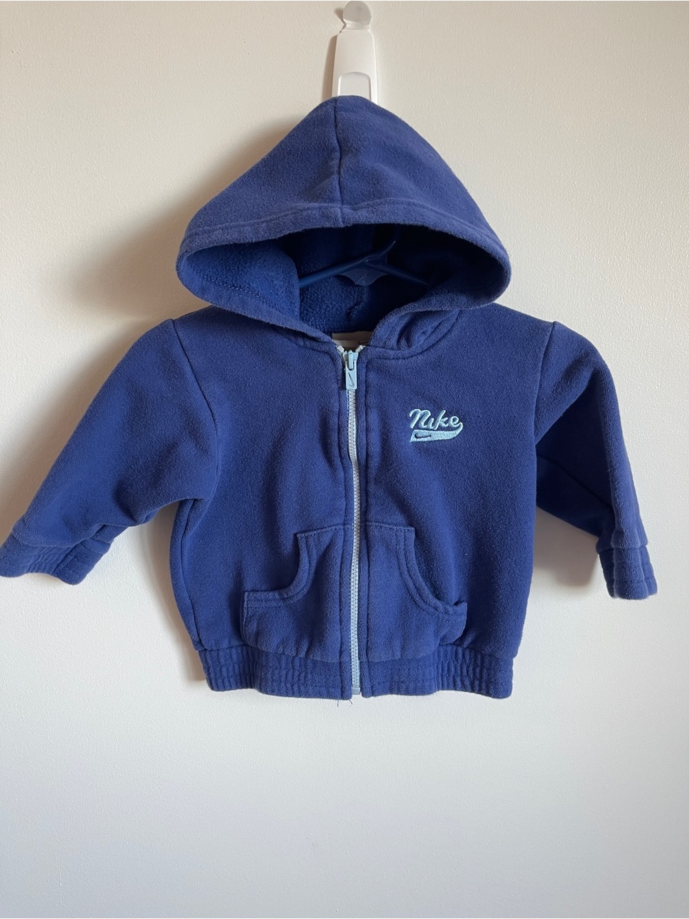 Nike‎ Kids Blue Hooded Zip Sweatshirt 6-9M